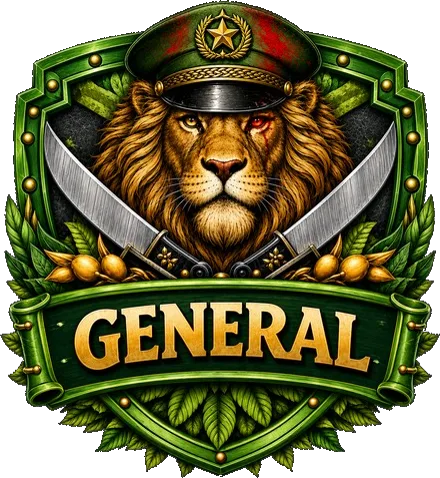 General Jamaican dominoes multiplayer badge from Domino Gwaan Bad