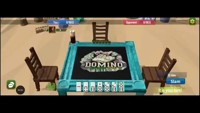 Point Slam animation from the Domino Gwaan Bad domino slam game